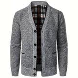 Men's sweater with V-neck - Aspen