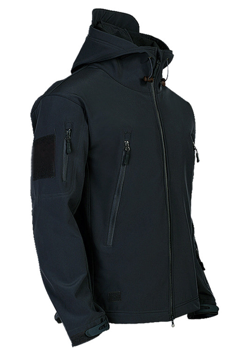 Men's Tactical Waterproof Windproof Softshell Jacket with Hood - Kai