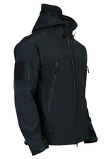 Men's Tactical Waterproof Windproof Softshell Jacket with Hood - Kai