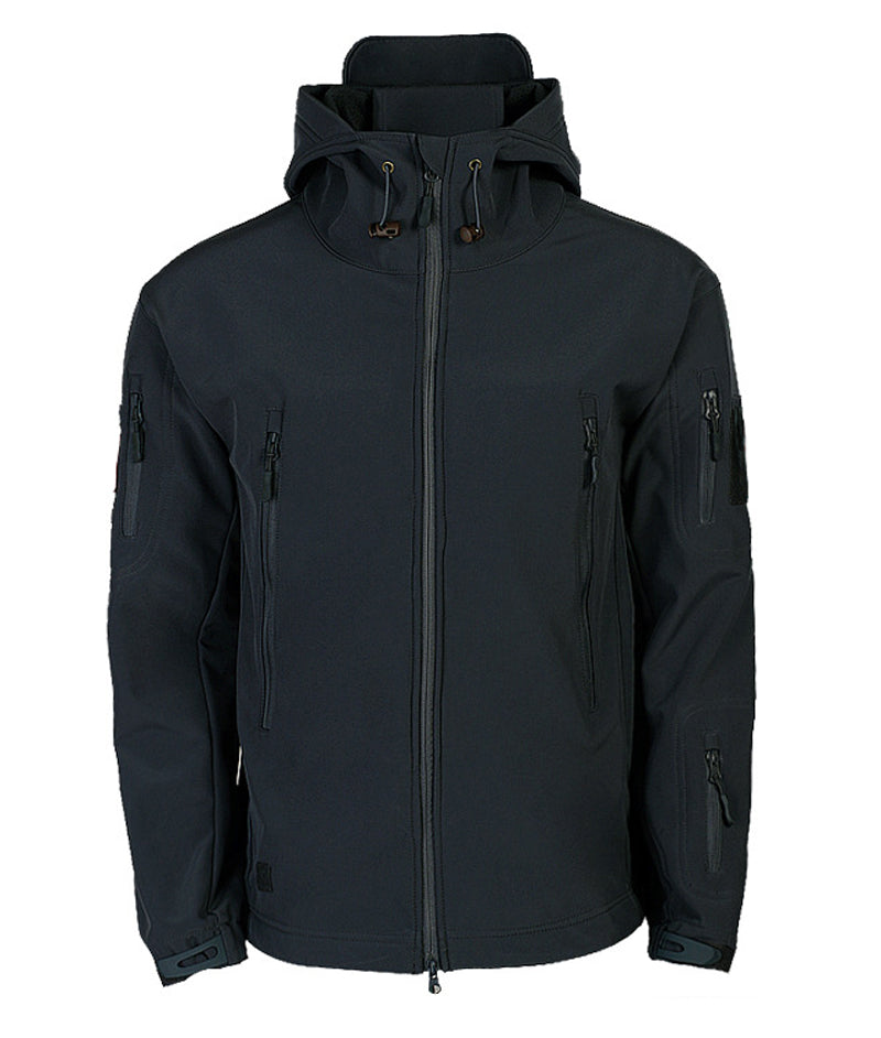 Men's Tactical Waterproof Windproof Softshell Jacket with Hood - Kai