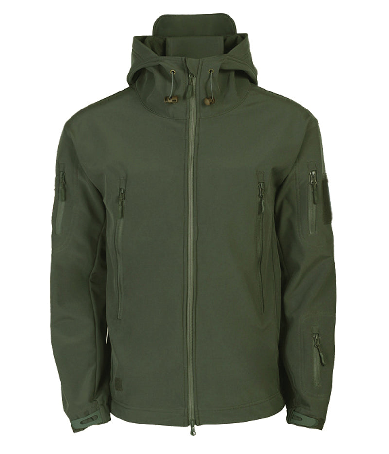 Men's Tactical Waterproof Windproof Softshell Jacket with Hood - Kai