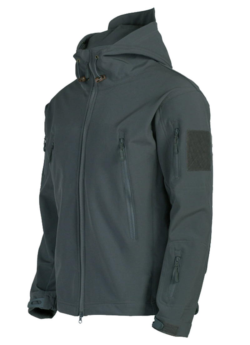 Men's Tactical Waterproof Windproof Softshell Jacket with Hood - Kai