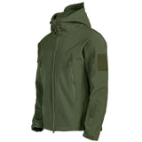 Men's Tactical Waterproof Windproof Softshell Jacket with Hood - Kai