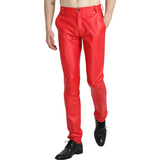 Men's Bernard Tapered Faux Leather Biker Pants - Stylish & Comfortable Motorcycle Trousers