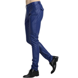 Men's Victor Tapered Faux Leather Biker Trousers - Stylish & Comfortable Motorcycle Pants