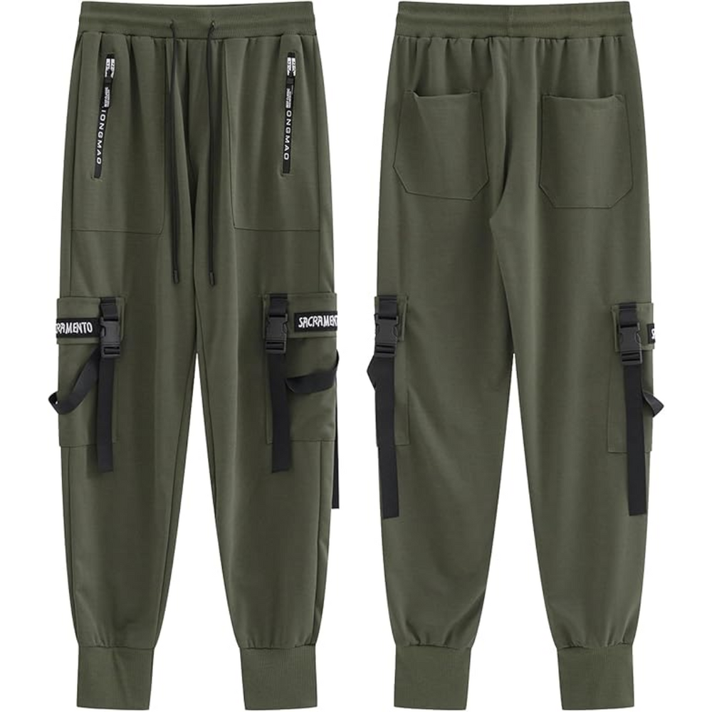 Men's Techwear Tactical Jogging Trousers - Robert | Lightweight, Waterproof, & Stylish Athletic Pants for Outdoor Adventure