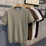 Benjamin | Men's Textured Knit Crewneck Sweater Relaxed Fit