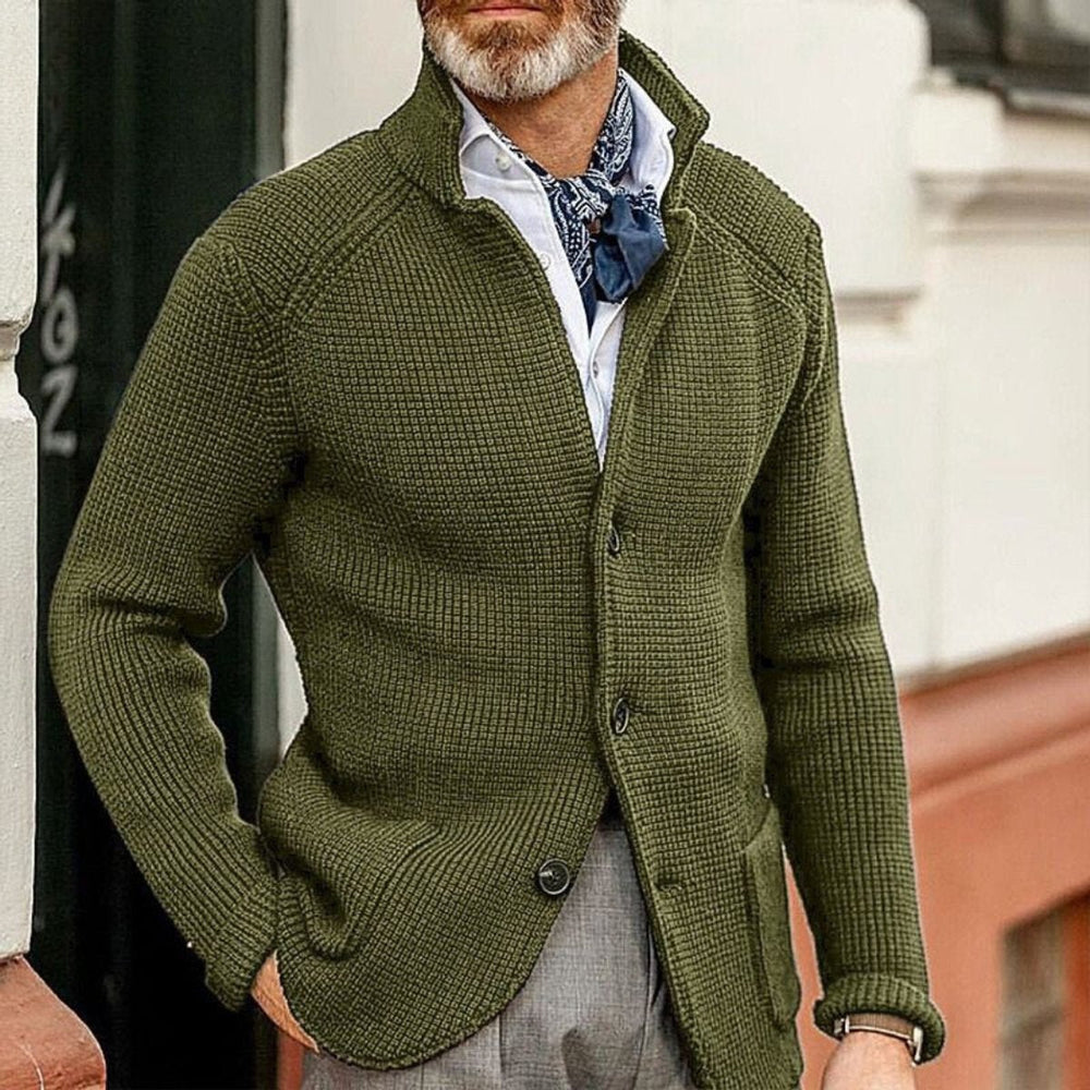 Daniel | Men's Waffle-Knit Button-Front Cardigan Sweater