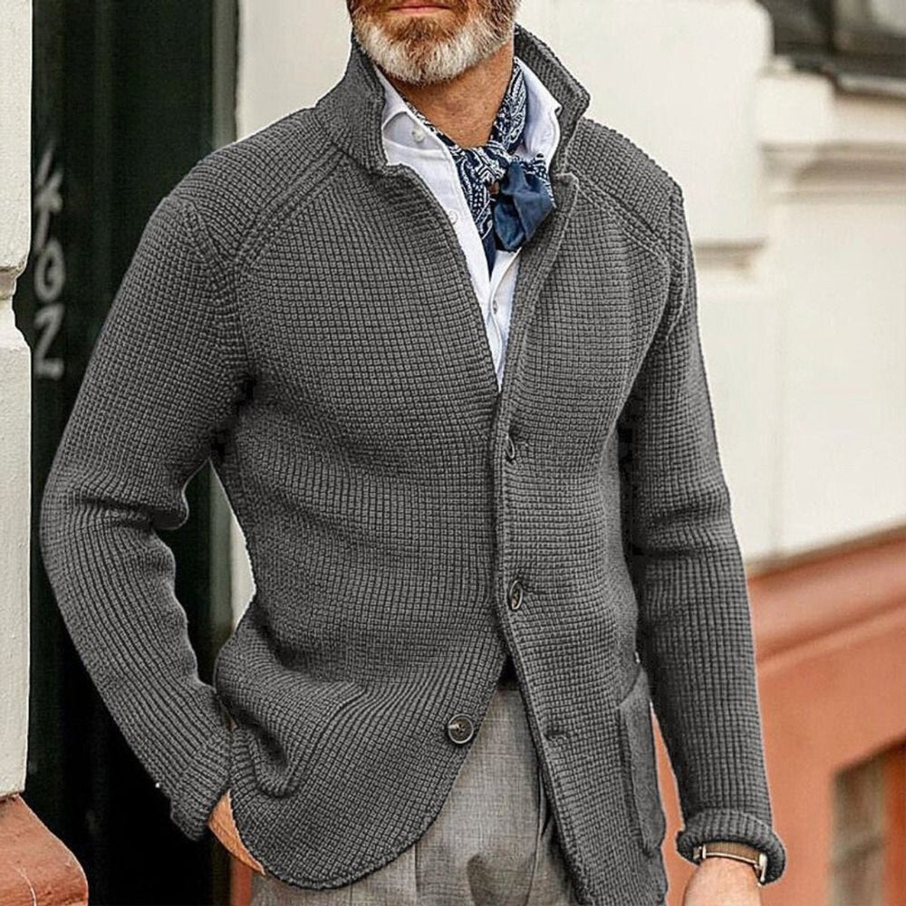 Daniel | Men's Waffle-Knit Button-Front Cardigan Sweater