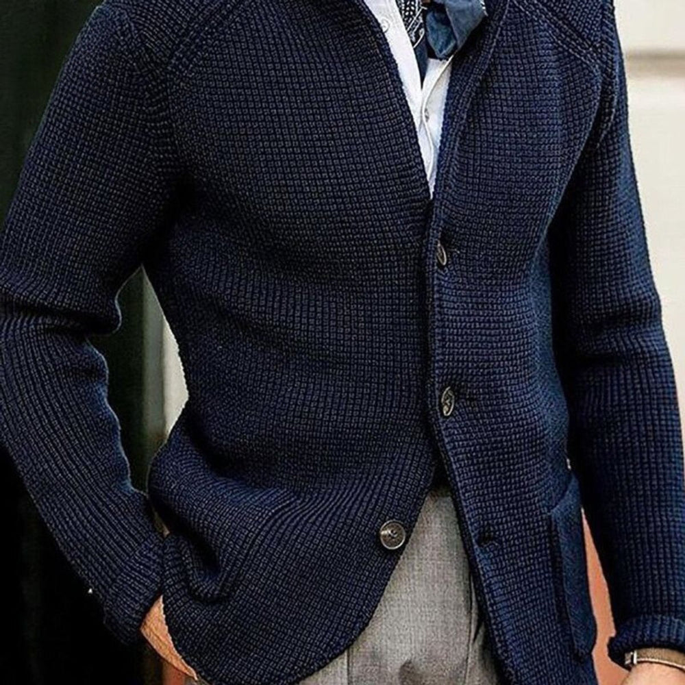Daniel | Men's Waffle-Knit Button-Front Cardigan Sweater