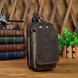 LeatherGuard Pro – Men's Leather Waist Bag