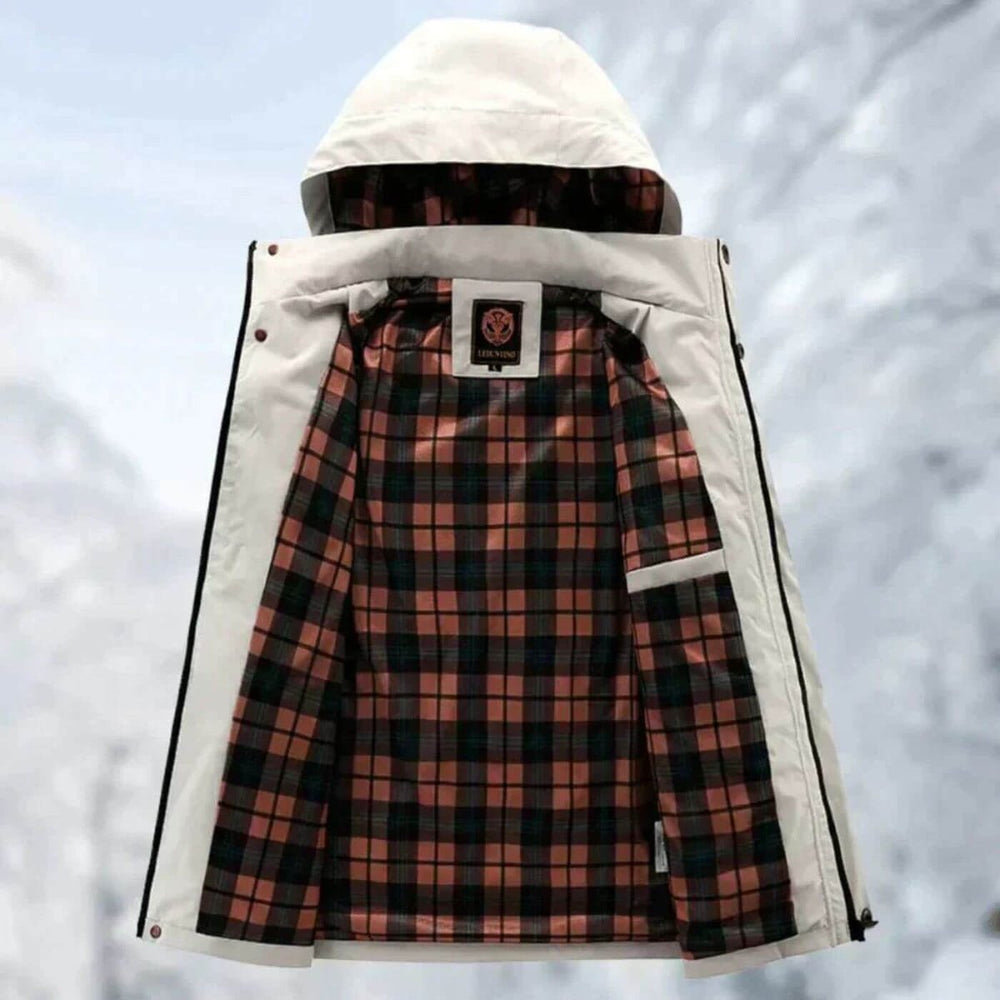 Alexander | Men's Waterproof Hooded Quilted Jacket Windproof Outdoor Parka
