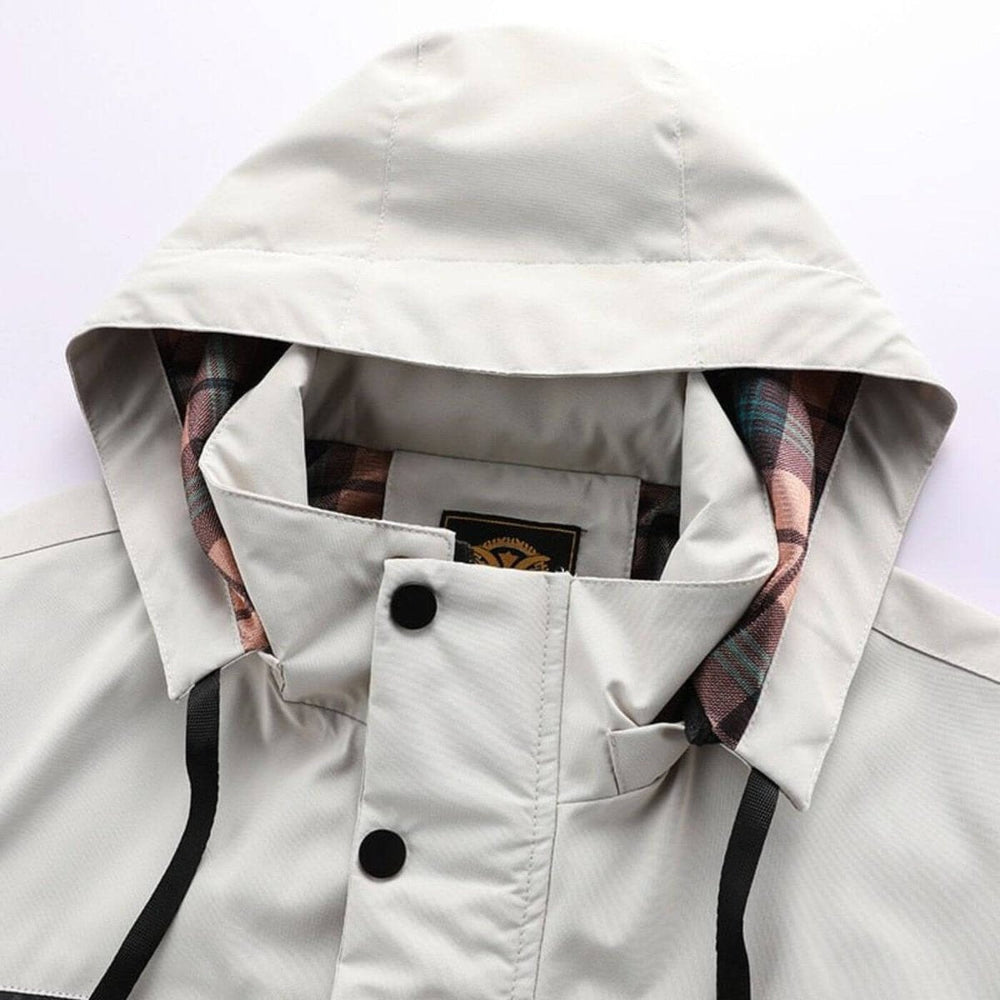 Alexander | Men's Waterproof Hooded Quilted Jacket Windproof Outdoor Parka