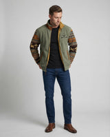 Alexander | Men's Western Sherpa-Lined Full-Zip Fleece Bomber Jacket