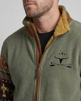 Alexander | Men's Western Sherpa-Lined Full-Zip Fleece Bomber Jacket