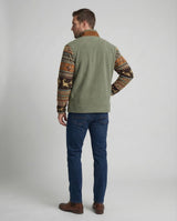 Alexander | Men's Western Sherpa-Lined Full-Zip Fleece Bomber Jacket
