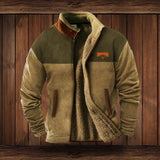 Alexander | Men's Western Sherpa-Lined Full-Zip Fleece Bomber Jacket