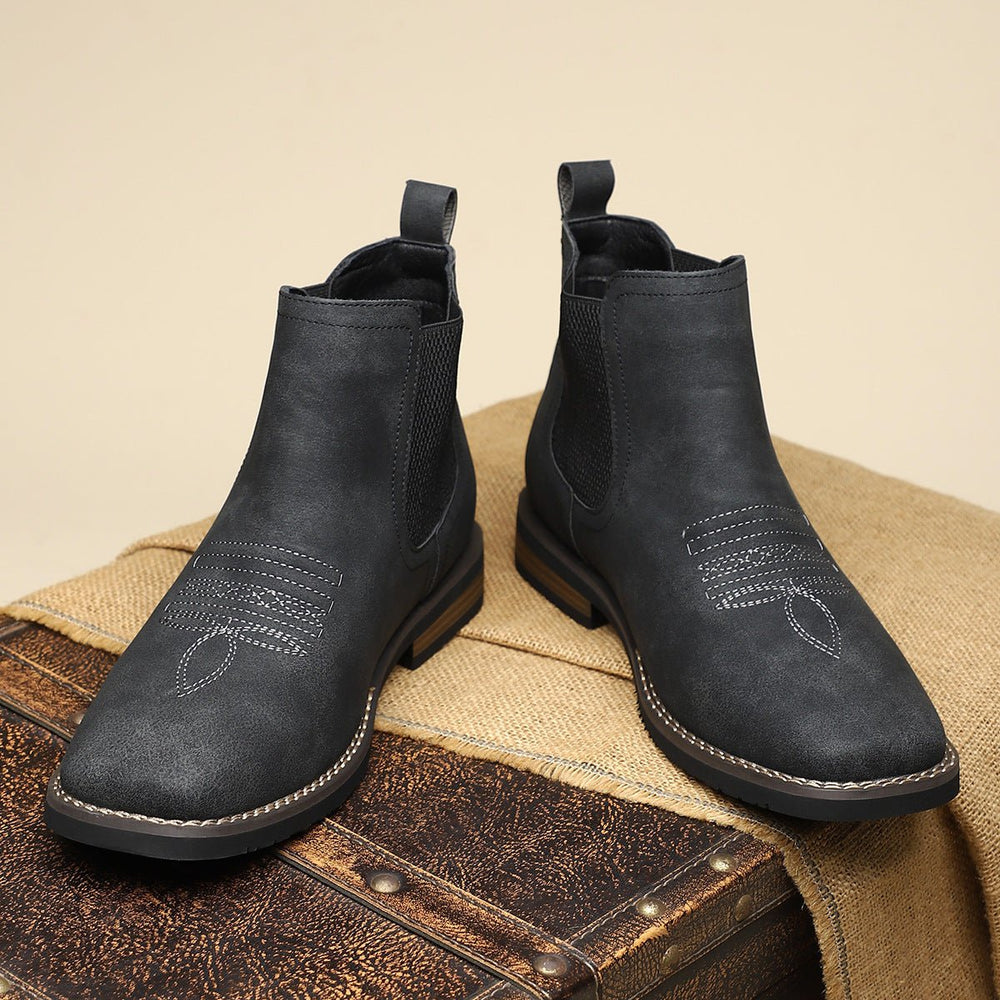 Daniel | Men's Western-Style Chelsea Slip-On Ankle Boots