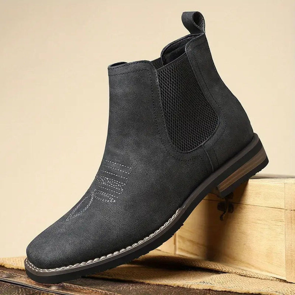 Daniel | Men's Western-Style Chelsea Slip-On Ankle Boots