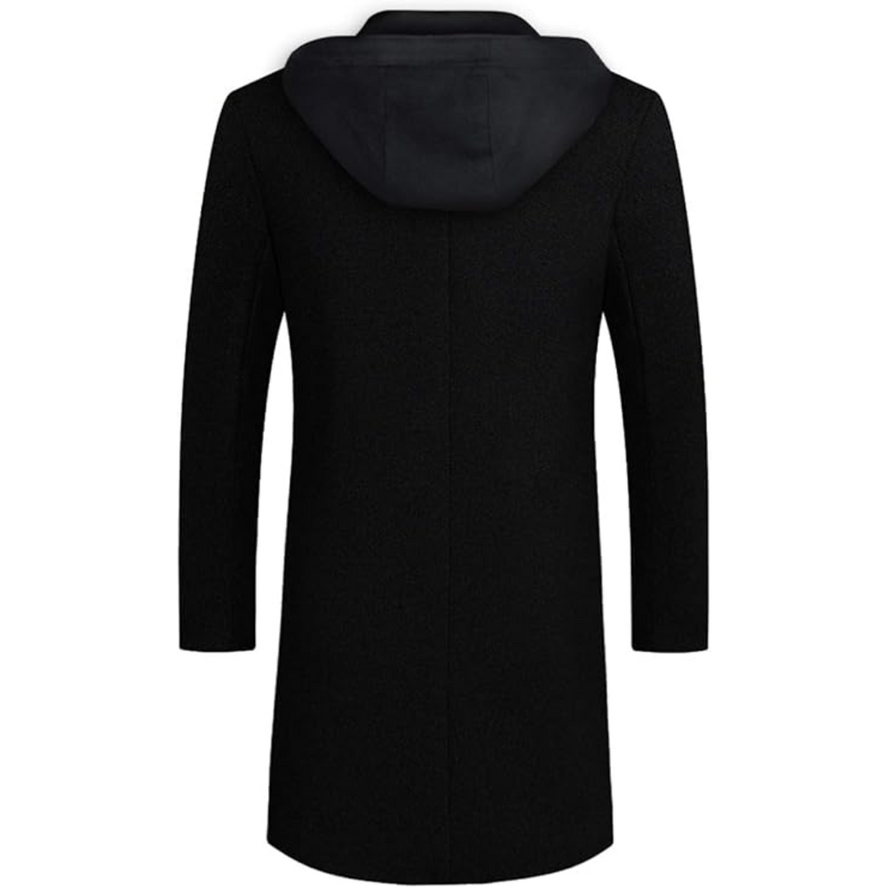 Men's Wool Blend Winter Trench Coat - Stylish & Warm Liam Collection