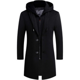 Pedro Men's Wool Blend Trench Coat - Stylish & Warm Overcoat for Fall & Winter