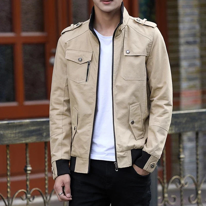 Alexander | Men's Zip Up Casual Bomber Jacket