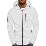 Benjamin | Men's Zip-Up Hooded Knit Sweater Fleece Pullover Hoodie