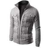 Men's Zip-Up Stand Collar Jacket - Carlo