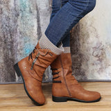 Women's lace-up boots, view 4