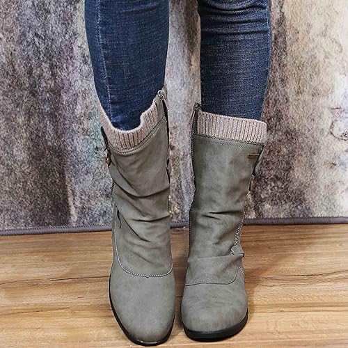 Women's lace-up boots, view 5