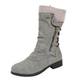 Women's lace-up boots, view 6
