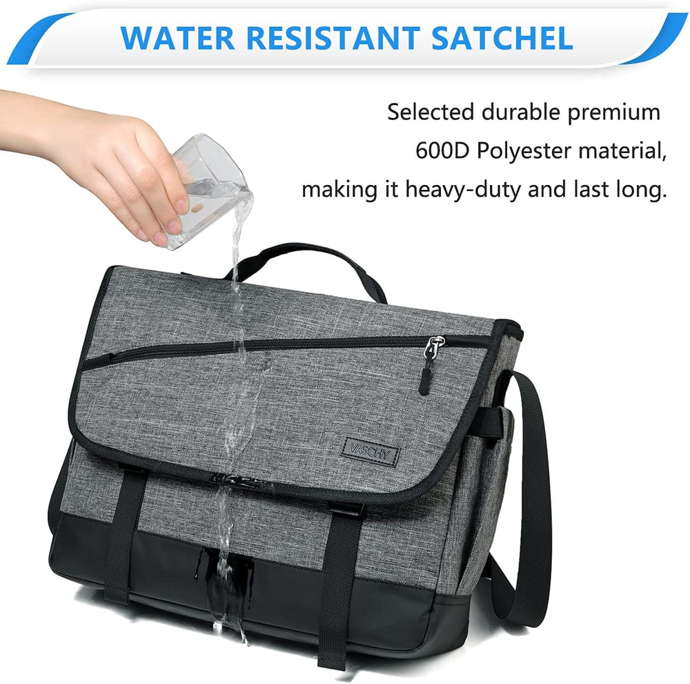 Water-Resistant Laptop Messenger Bag with Adjustable Strap - WorkMate Series | Durable & Stylish for Professionals