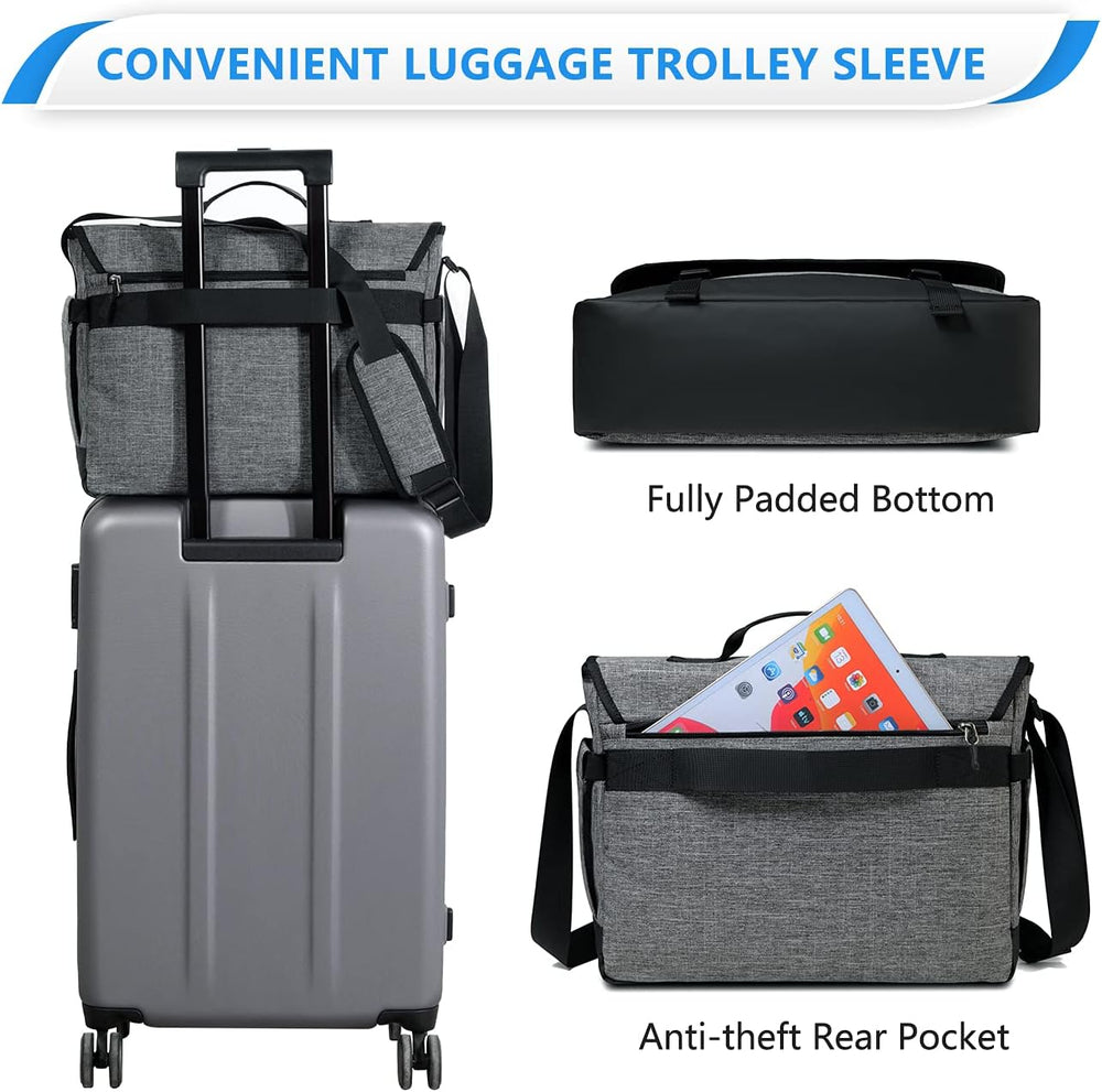 Water-Resistant Laptop Messenger Bag with Adjustable Strap - WorkMate Series | Durable & Stylish for Professionals