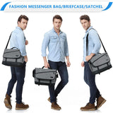 Water-Resistant Laptop Messenger Bag with Adjustable Strap - WorkMate Series | Durable & Stylish for Professionals