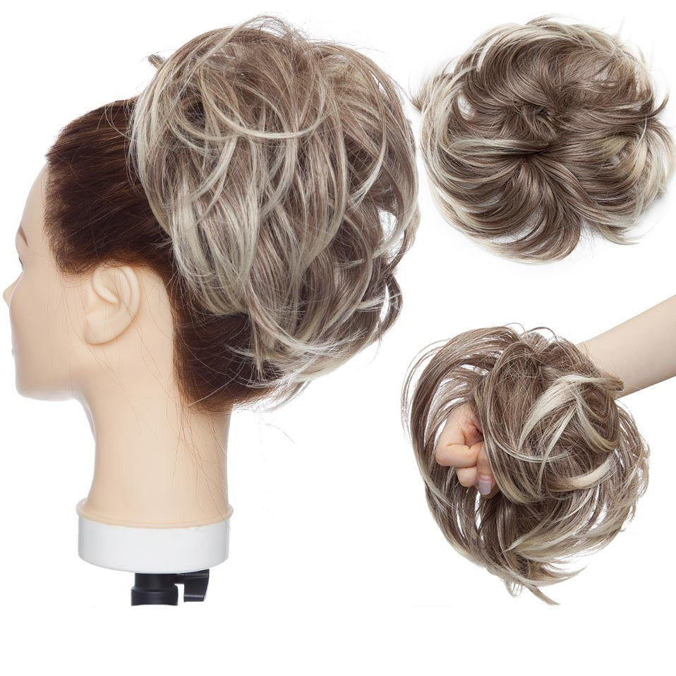 Messy Bun Hair Crunchie - Soft, Stretchy Hair Tie for Effortless Updos & Stylish Hairstyles