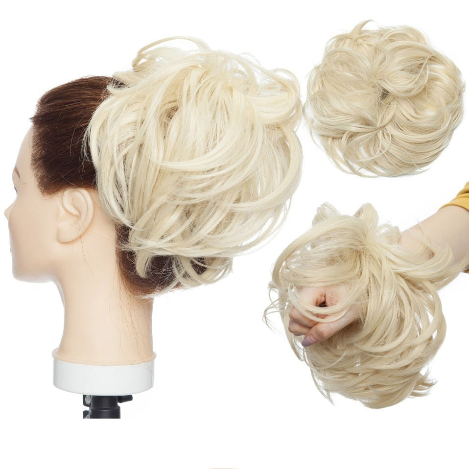 Messy Bun Hair Crunchie - Soft, Stretchy Hair Tie for Effortless Updos & Stylish Hairstyles