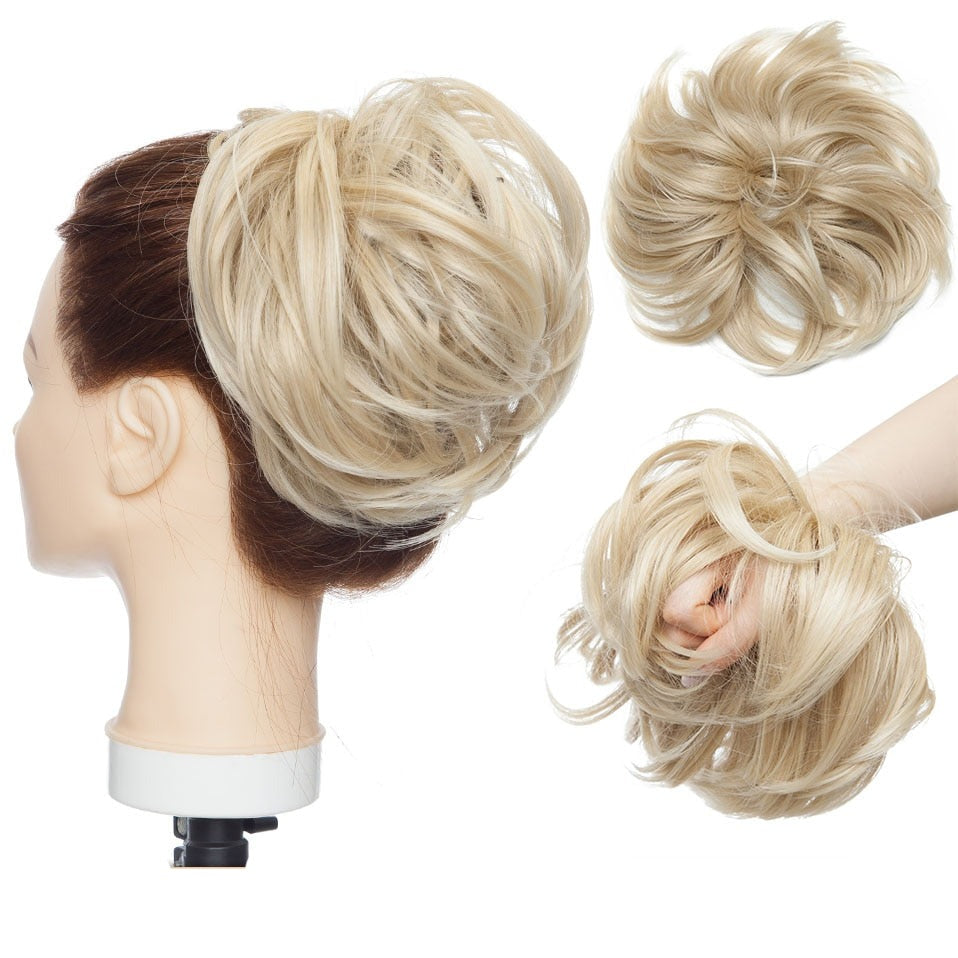 Messy Bun Hair Crunchie - Soft, Stretchy Hair Tie for Effortless Updos & Stylish Hairstyles
