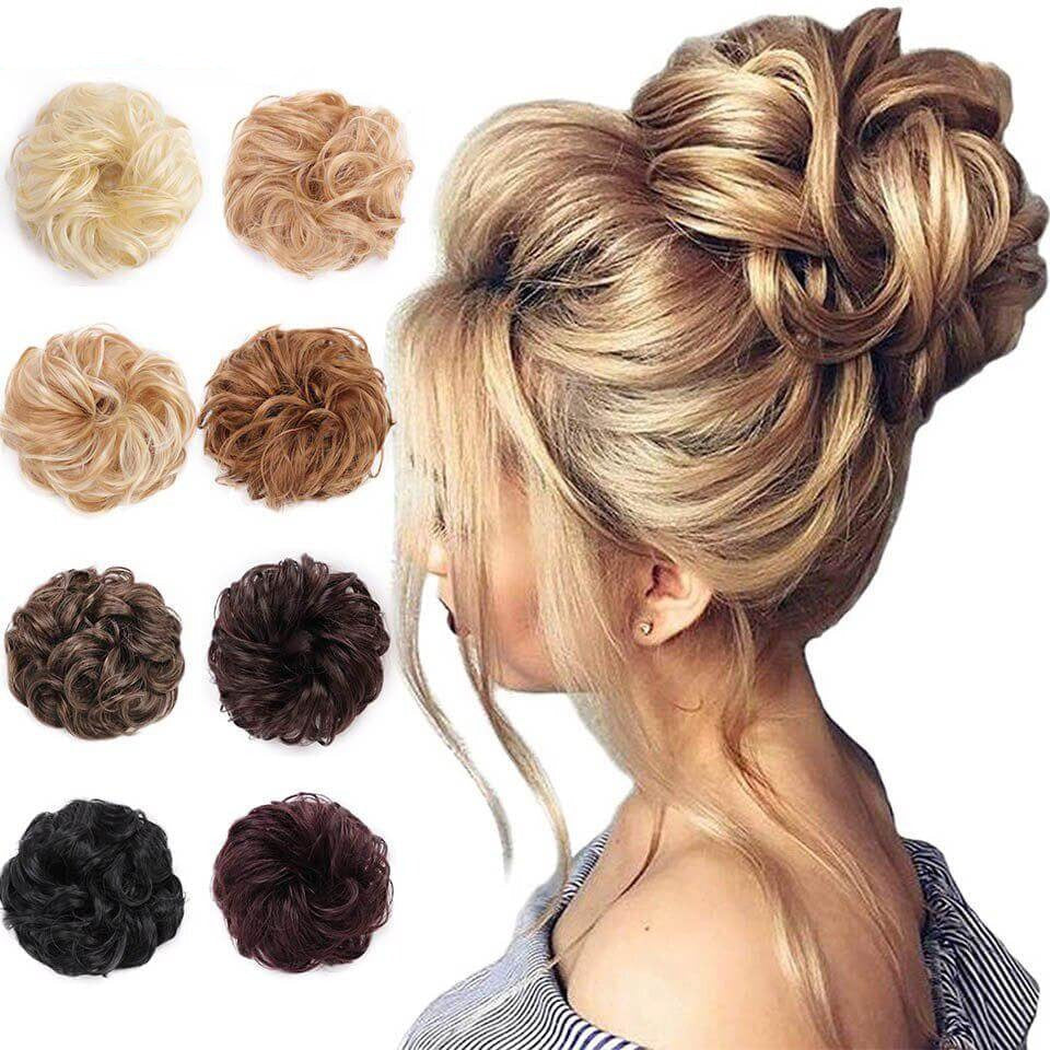 Messy Bun Hair Crunchie - Soft, Stretchy Hair Tie for Effortless Updos & Stylish Hairstyles