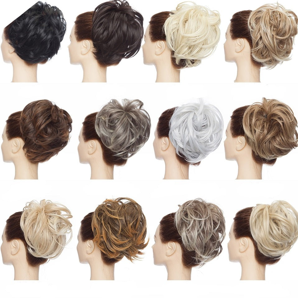 Messy Bun Hair Crunchie - Soft, Stretchy Hair Tie for Effortless Updos & Stylish Hairstyles