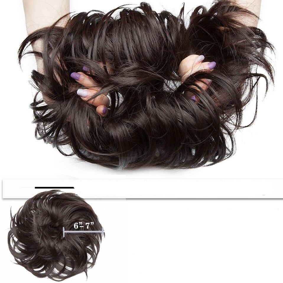 Messy Bun Hair Crunchie - Soft, Stretchy Hair Tie for Effortless Updos & Stylish Hairstyles