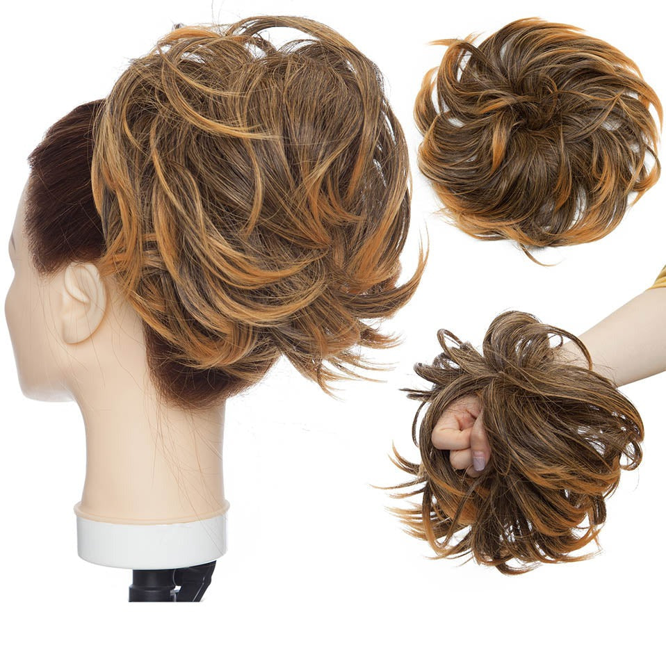 Messy Bun Hair Crunchie - Soft, Stretchy Hair Tie for Effortless Updos & Stylish Hairstyles