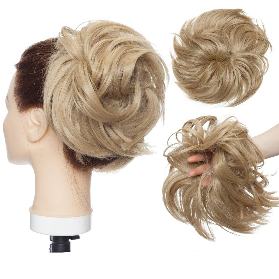 Messy Bun Hair Crunchie - Soft, Stretchy Hair Tie for Effortless Updos & Stylish Hairstyles