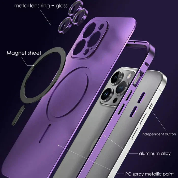 Enhanced Product Title: **MagCase Metal iPhone Case - Durable & Stylish Protection for Your Device**