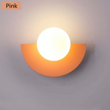 Modern Luna Metal Half Moon Wall Lamp - Stylish LED Lighting for Home Decor