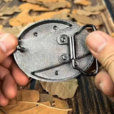 Kalsten | Metal Oval Cowboys Belt Buckle