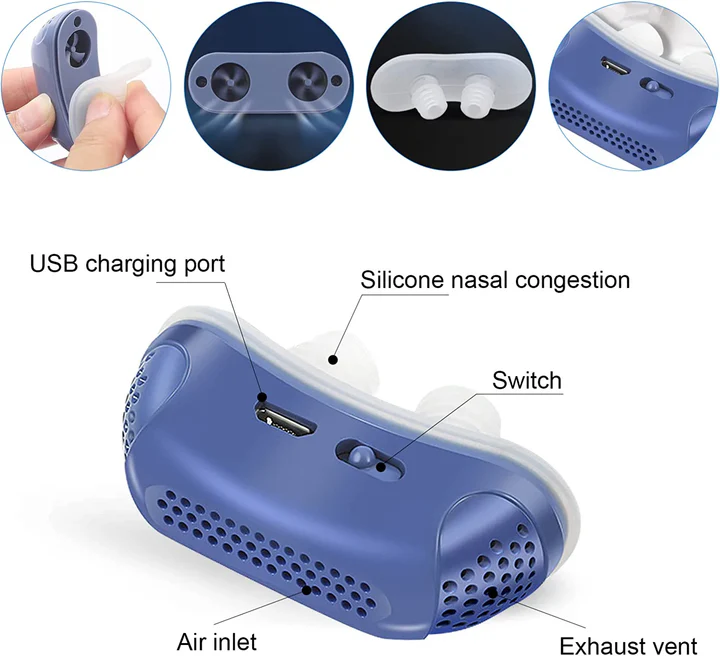 Portable Anti-Snoring Device | Sleep Apnea Relief & Comfortable Sleep Aid