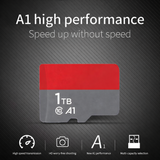 Micro SD Storage Card Adapter High Speed 1TB Memory