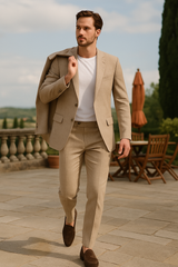 Milan Men's Suit | Slim Fit for Summer & Events