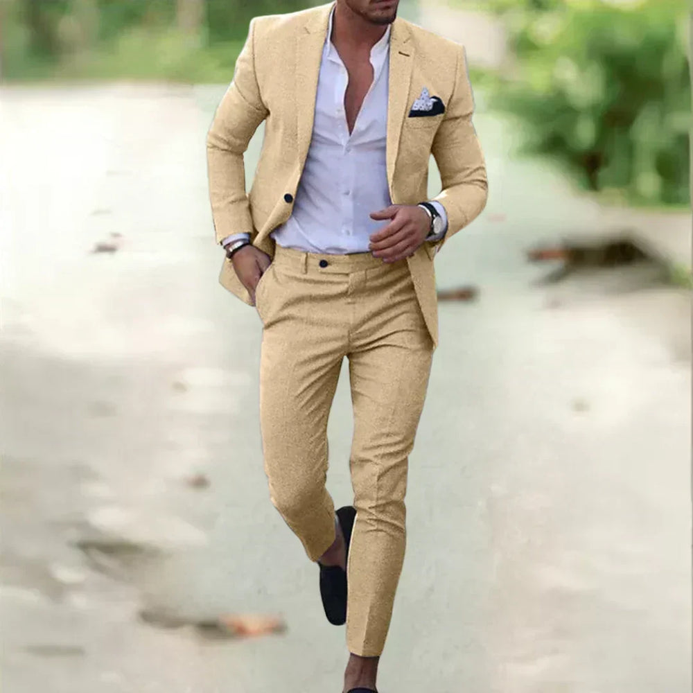 Milan Men's Suit | Slim Fit for Summer & Events