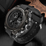 Durable Military Men's Watch - Tactical Waterproof Timepiece with Luminous Dial & Adjustable Strap